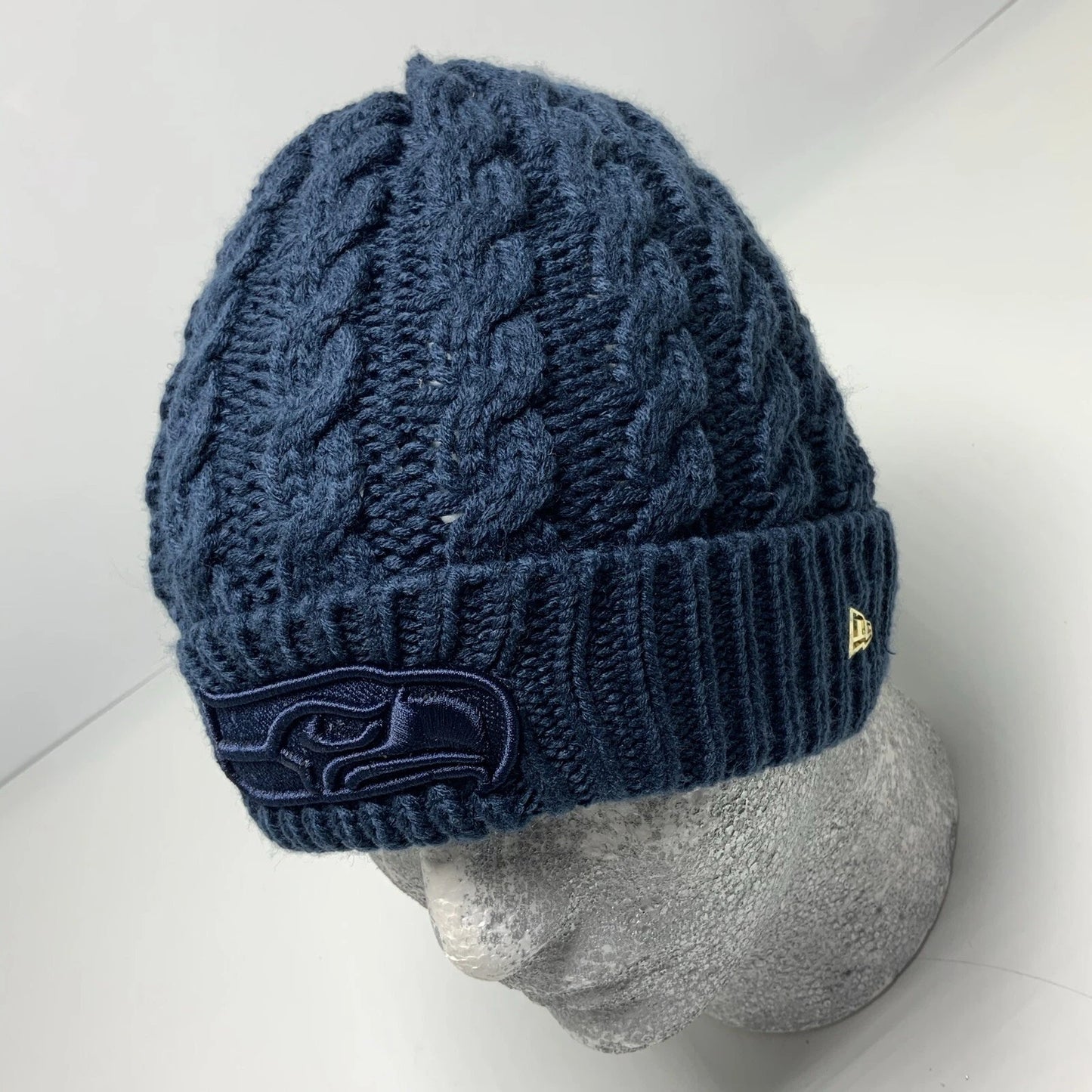 New Era Cap NFL Seattle Seahawks Navy Beanie
