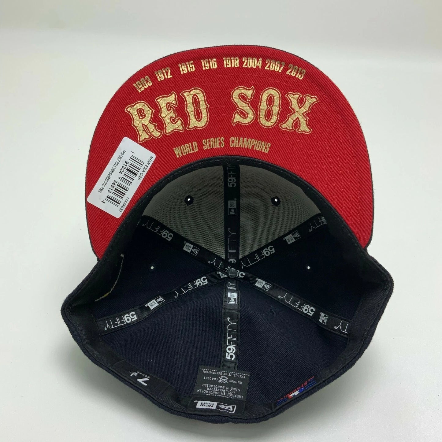New Era Cap MLB Boston Red Sox Navy Red 59FIFTY Hat
