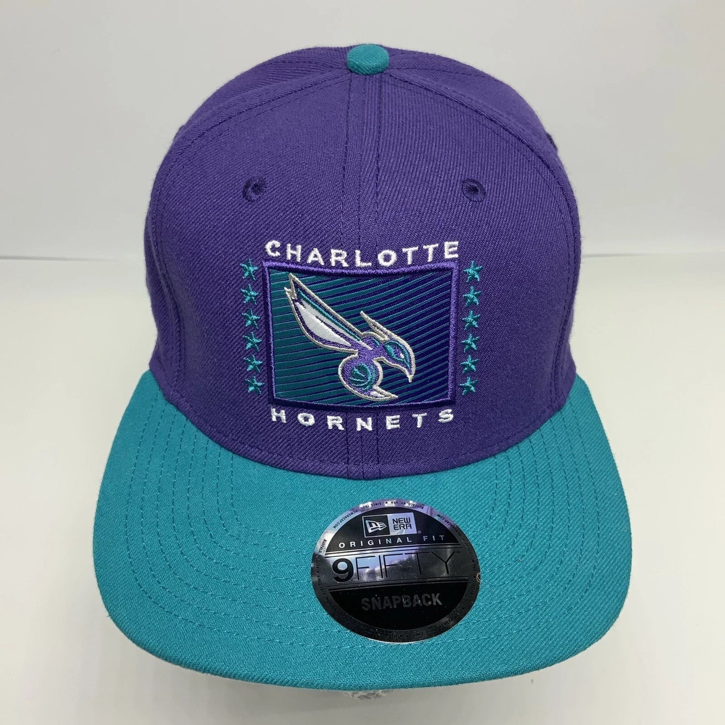 Men's New Era Cap NBA Charlotte Hornets Purple | Teal 9FIFTY Snapback Hat