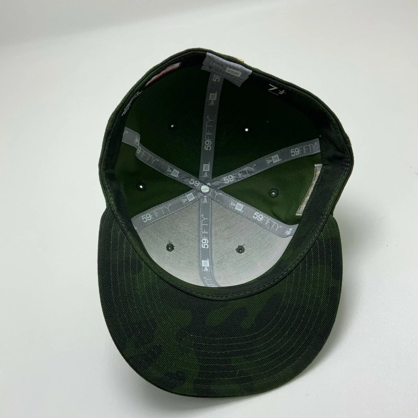 New Era Cap MLB Pittsburgh Pirates Gold Woodland Camouflage 59FIFTY Hat