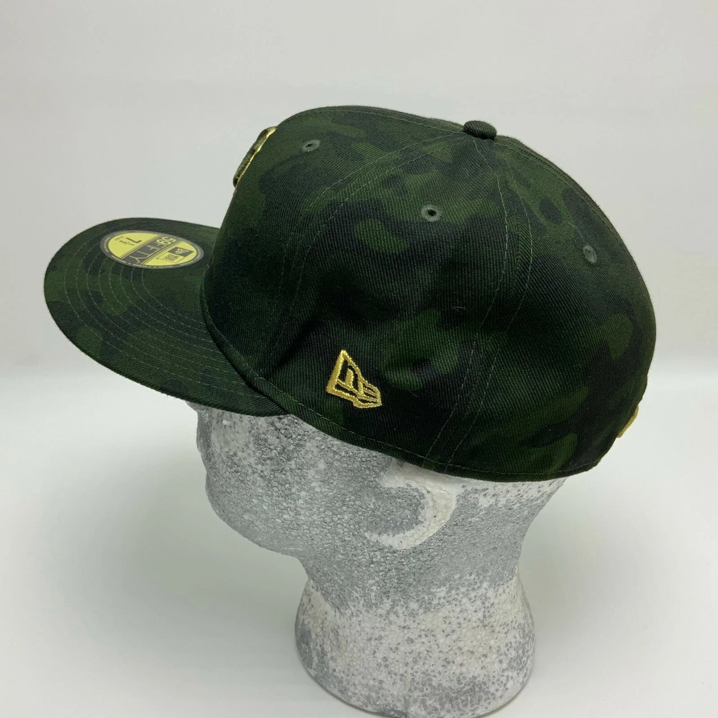 New Era Cap MLB Pittsburgh Pirates Gold Woodland Camouflage 59FIFTY Hat