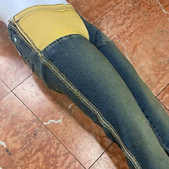 Women's Azzure Vintage Blue Denim Pants