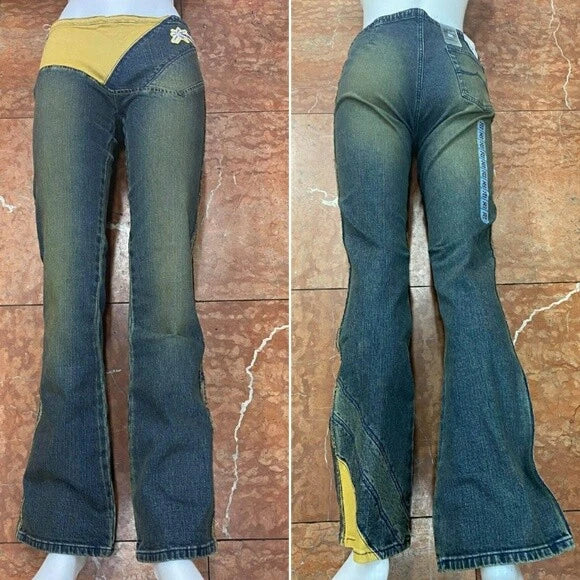 Women's Azzure Vintage Blue Denim Pants