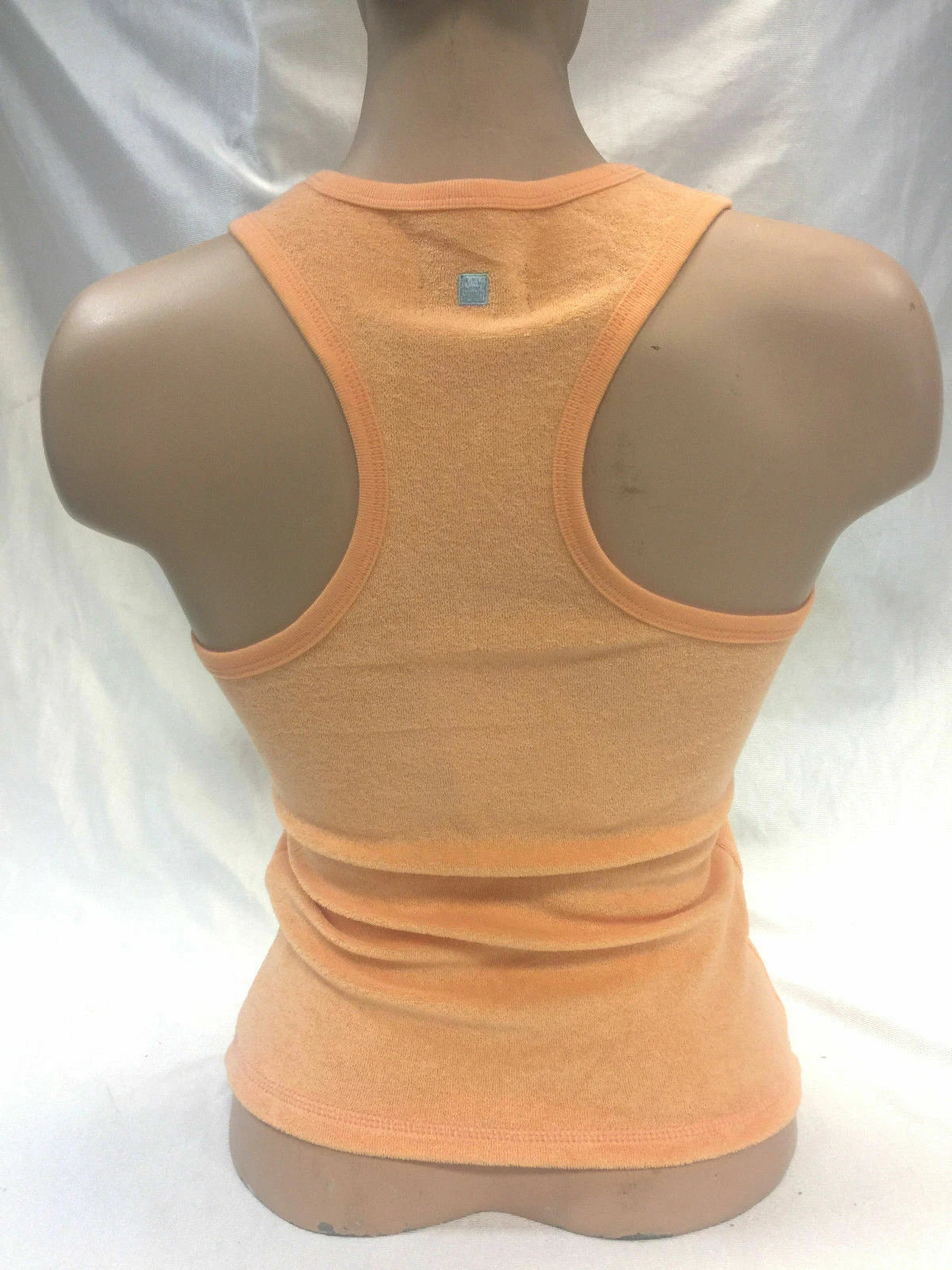 Women's Azzure Orange Terry Cloth Tank Top