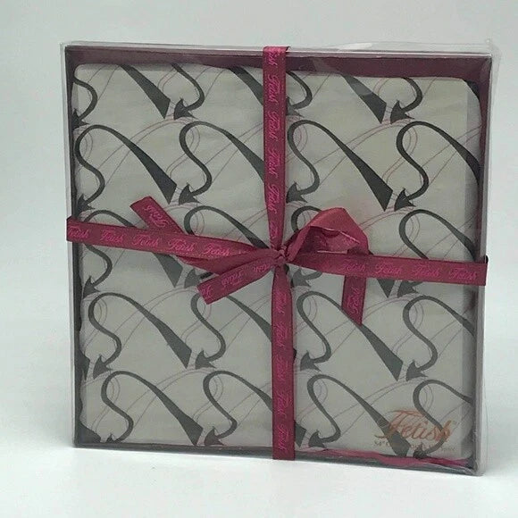 Women’s Fetish Hot Pink | White Scarf