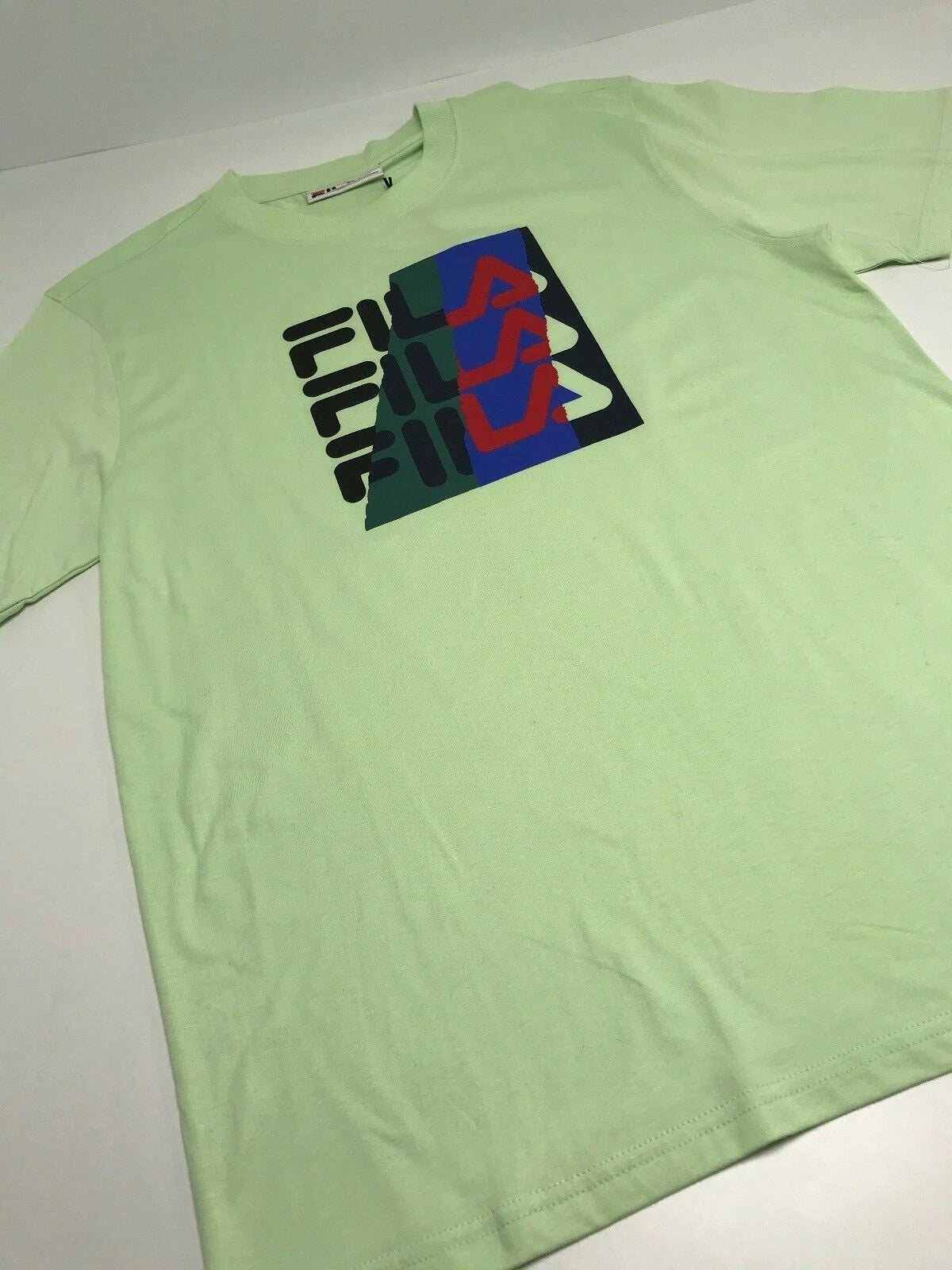 Men's Fila Lt.Green Short Sleeve Tee Shirt