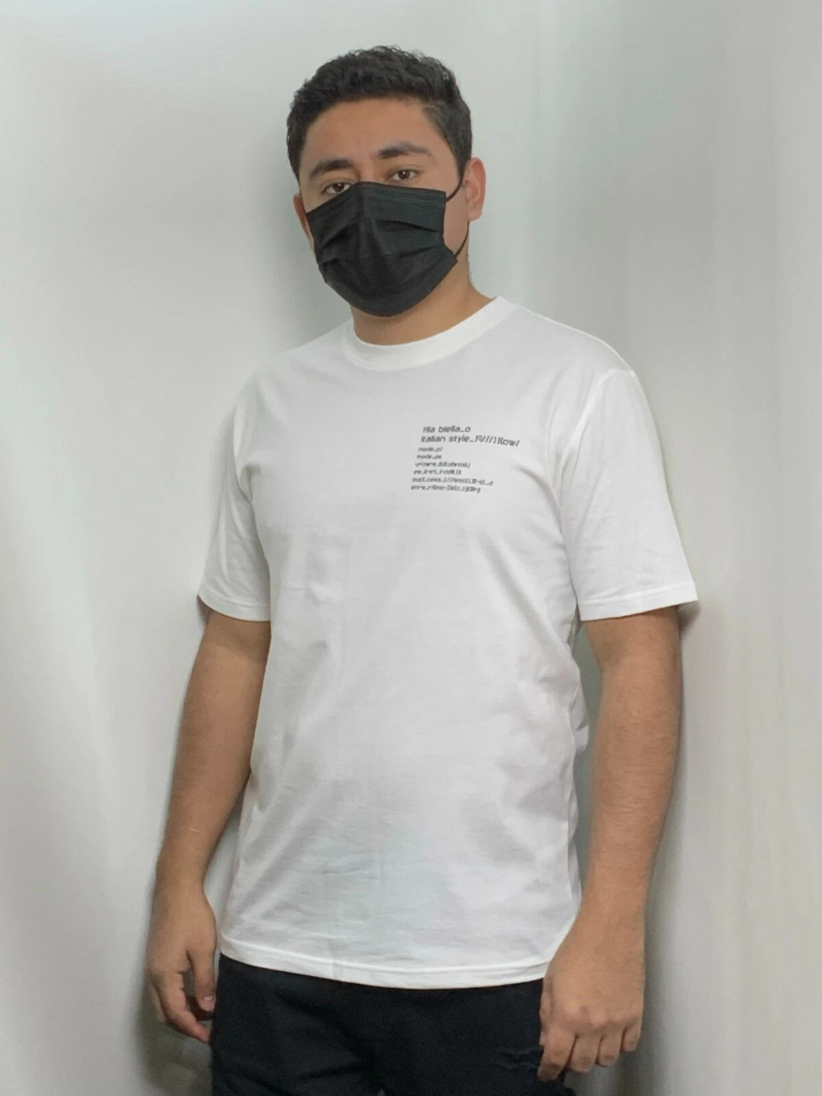 Men's Fila White Short Sleeve Tee Shirt