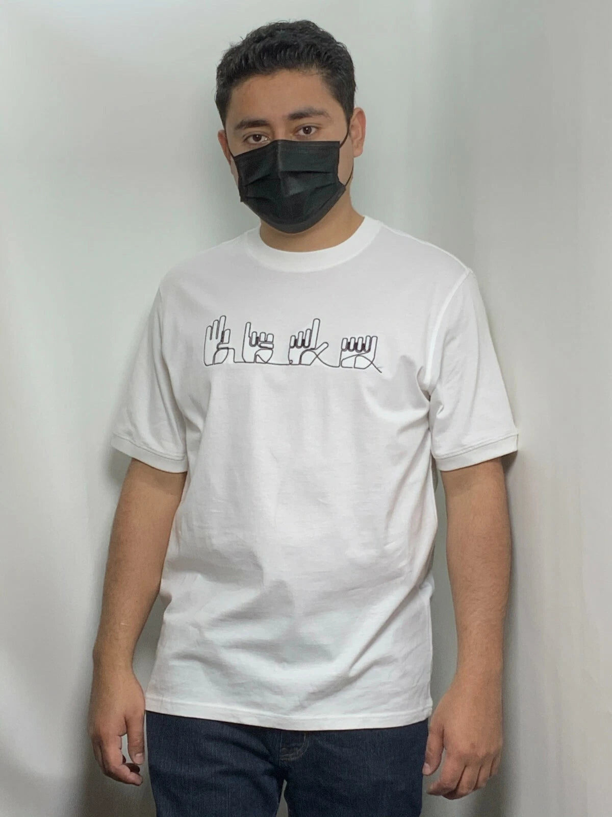 Men's Fila White Short Sleeve Tee Shirt