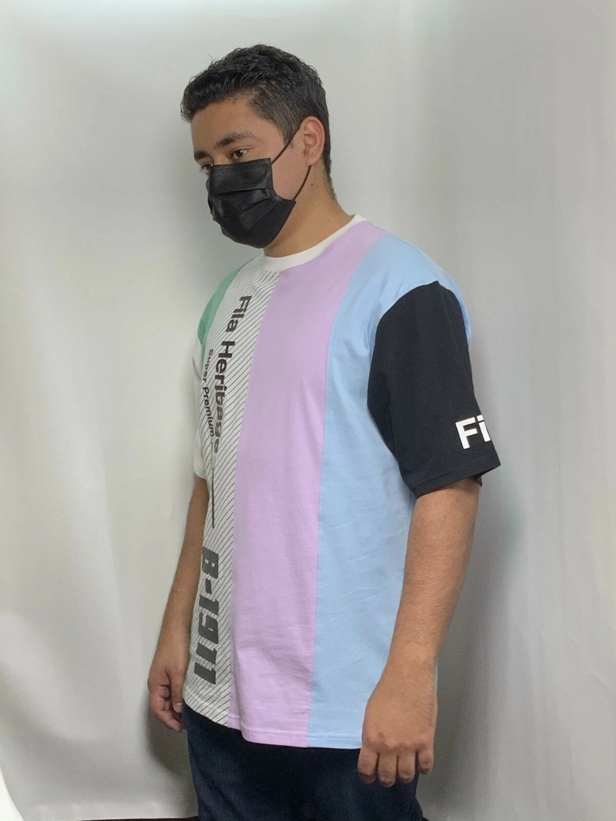 Men's Fila Multicolor Short Sleeve Tee Shirt