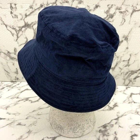 Men’s Kangol Navy Blue Corduroy Bucket Hat