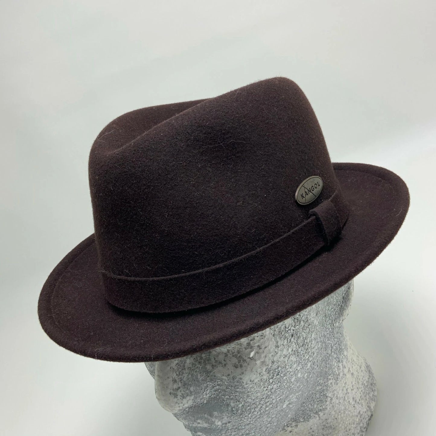 Men's Kangol Lite Felt Hiro Trilby Medium Burgundy