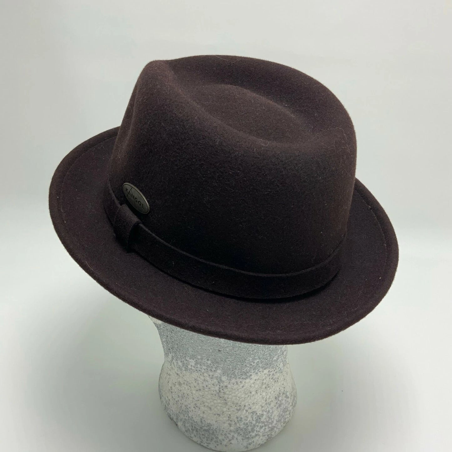 Men's Kangol Lite Felt Hiro Trilby Medium Burgundy
