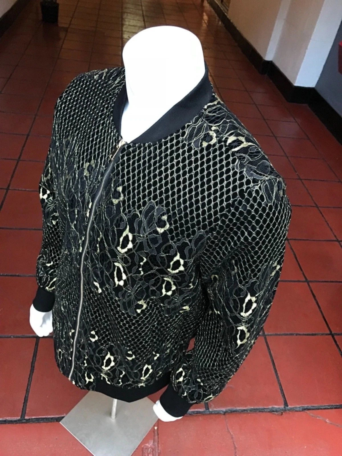 Men's Fashion Black | Gold Jacket
