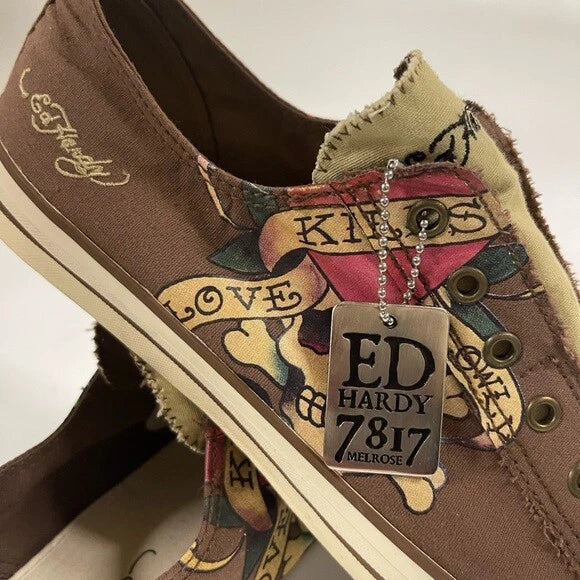 Men’s Ed Hardy Brown Sneakers
