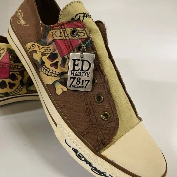 Men’s Ed Hardy Brown Sneakers