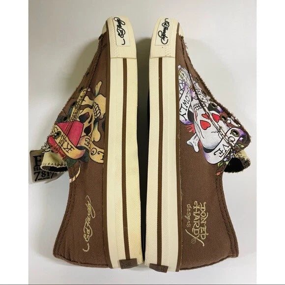 Men’s Ed Hardy Brown Sneakers