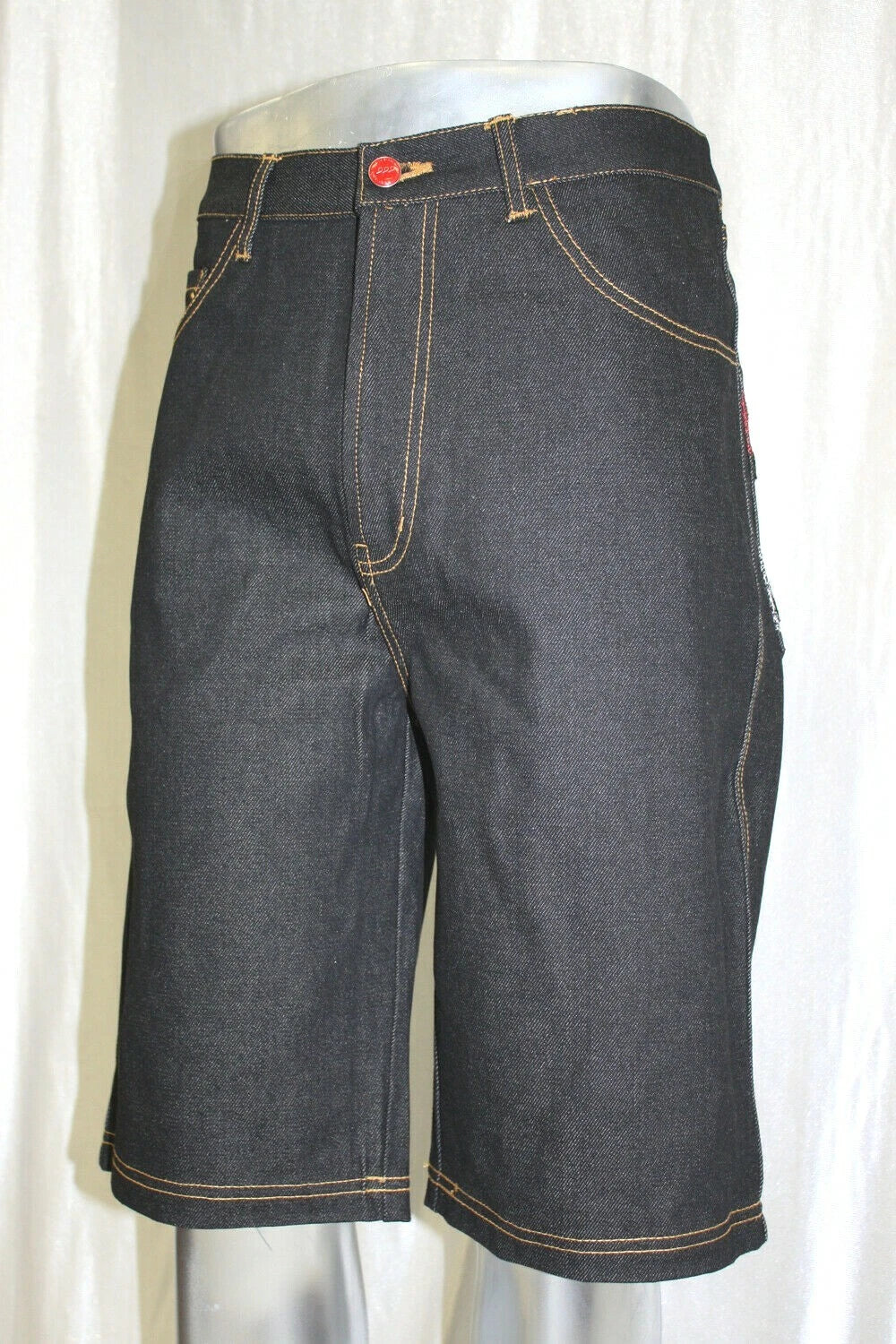 Men's Black Fashion Casual Denim Short