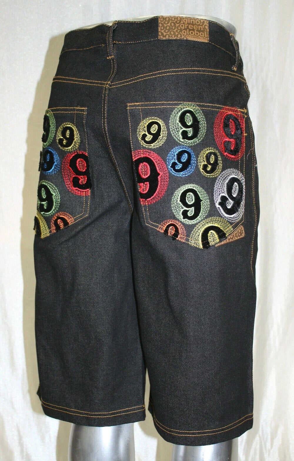 Men's Black Fashion Casual Denim Short