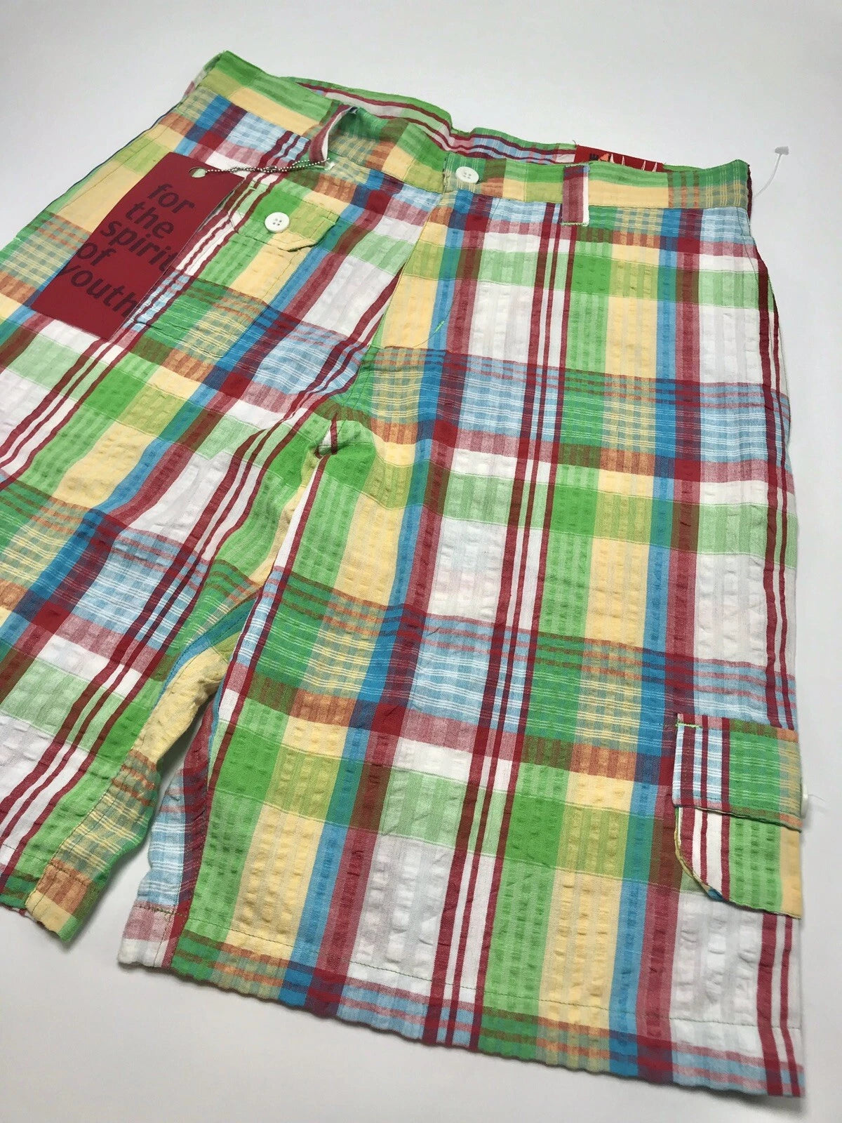 Men's Massive Revolution Plaid Multicolor Casual Shorts
