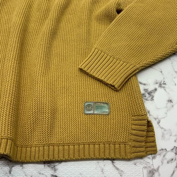 Men's Varcity Wheat Red Crewneck Sweater