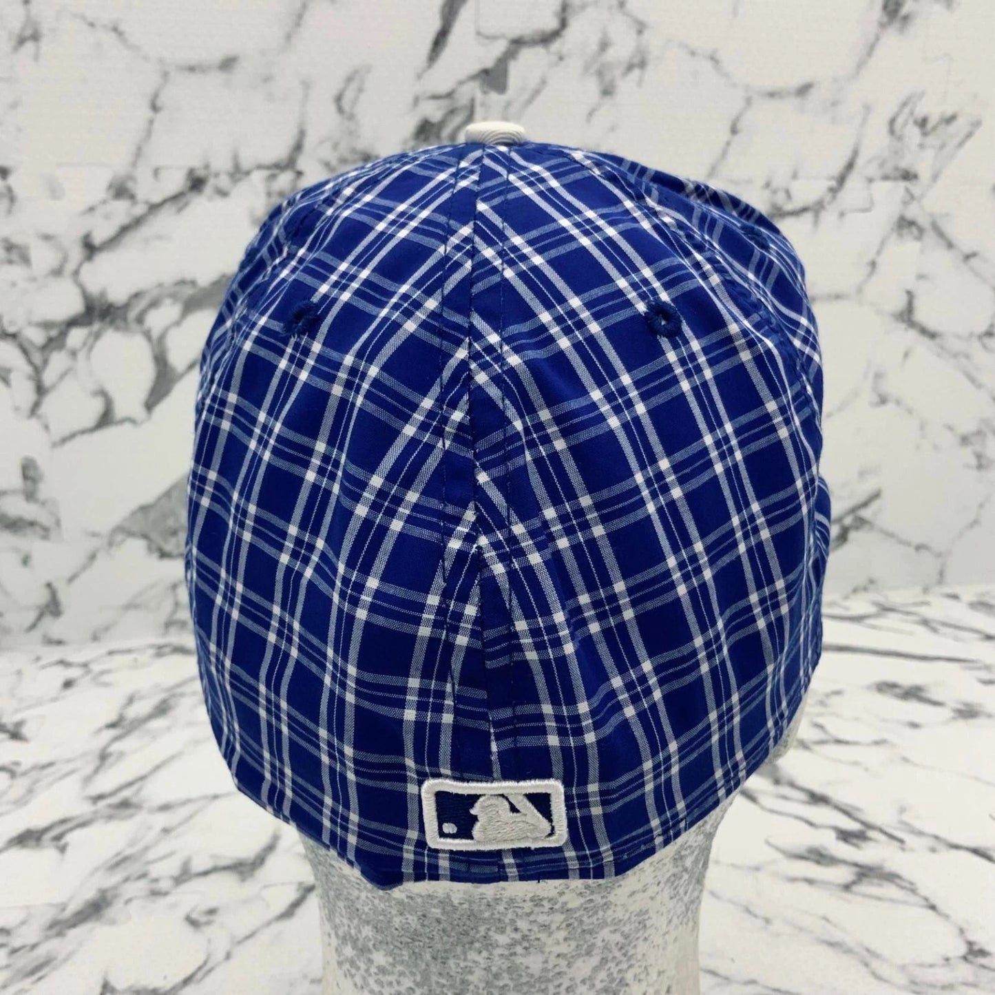 New Era Cap MLB NY Yankees Royal Blue | White Plaid 59FIFTY Hat