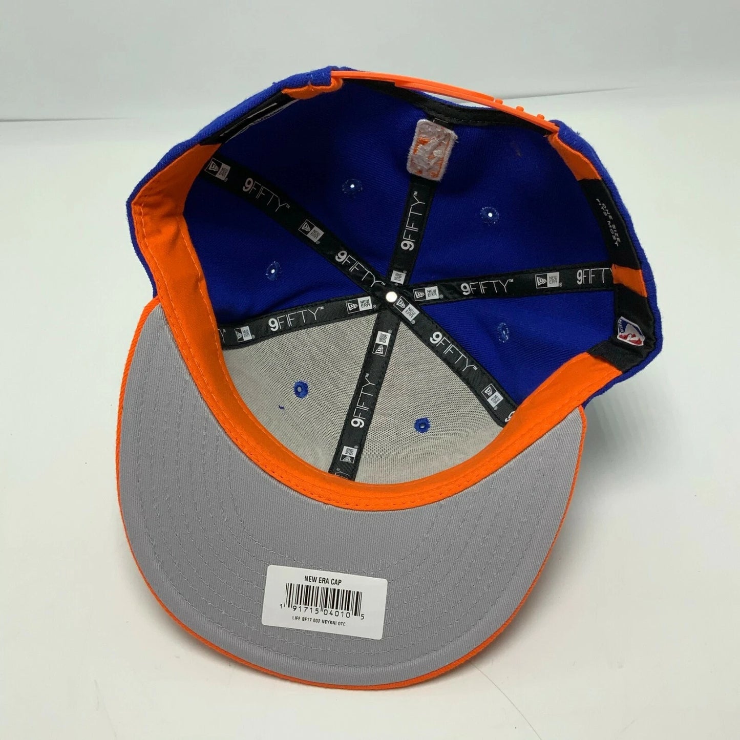 New Era Cap NBA NY Knicks Royal Blue Orange 59FIFTY Snapback Hat