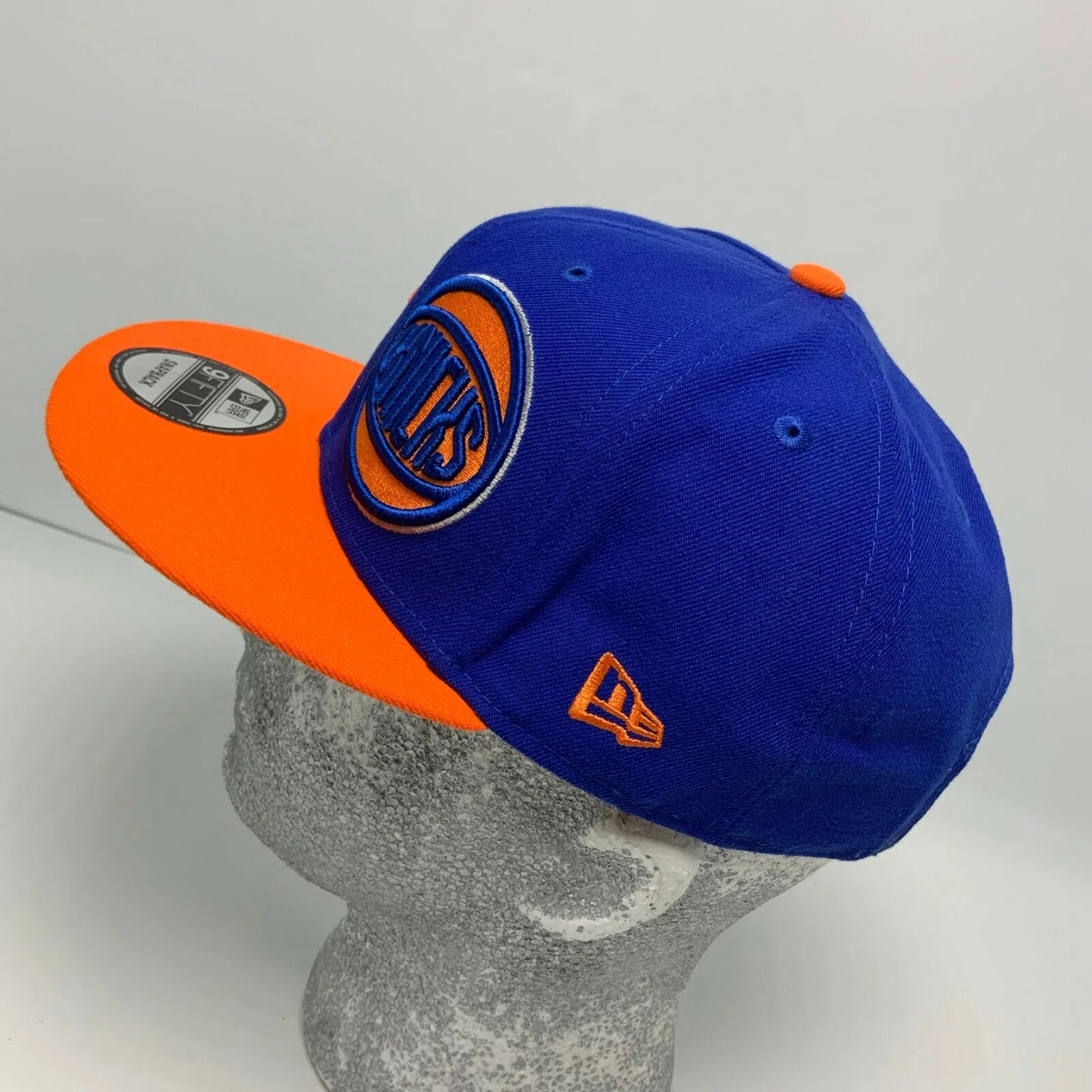 New Era Cap NBA NY Knicks Royal Blue Orange 59FIFTY Snapback Hat