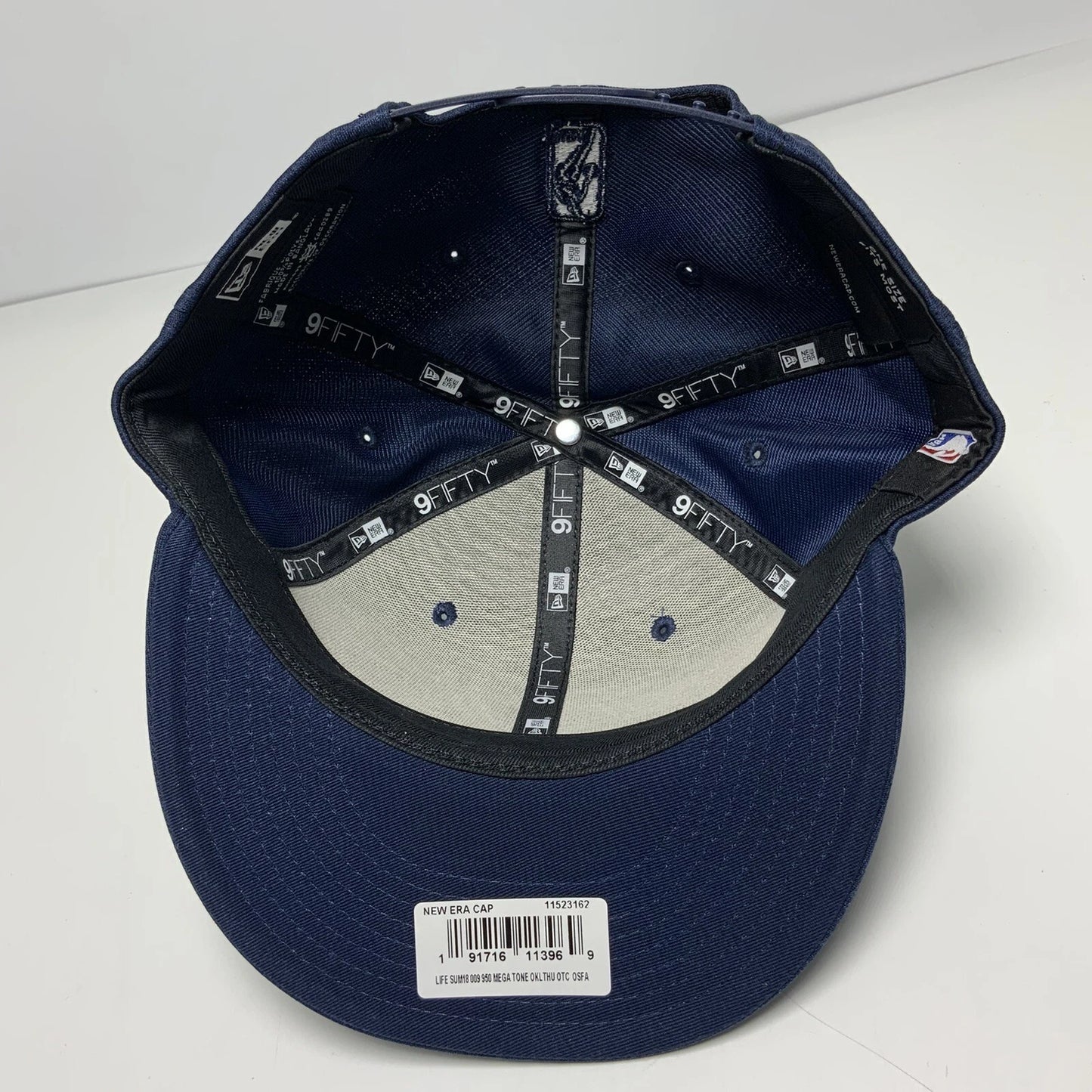 New Era Cap NBA Oklahoma City Thunder Blue 9FIFTY Snapback Hat