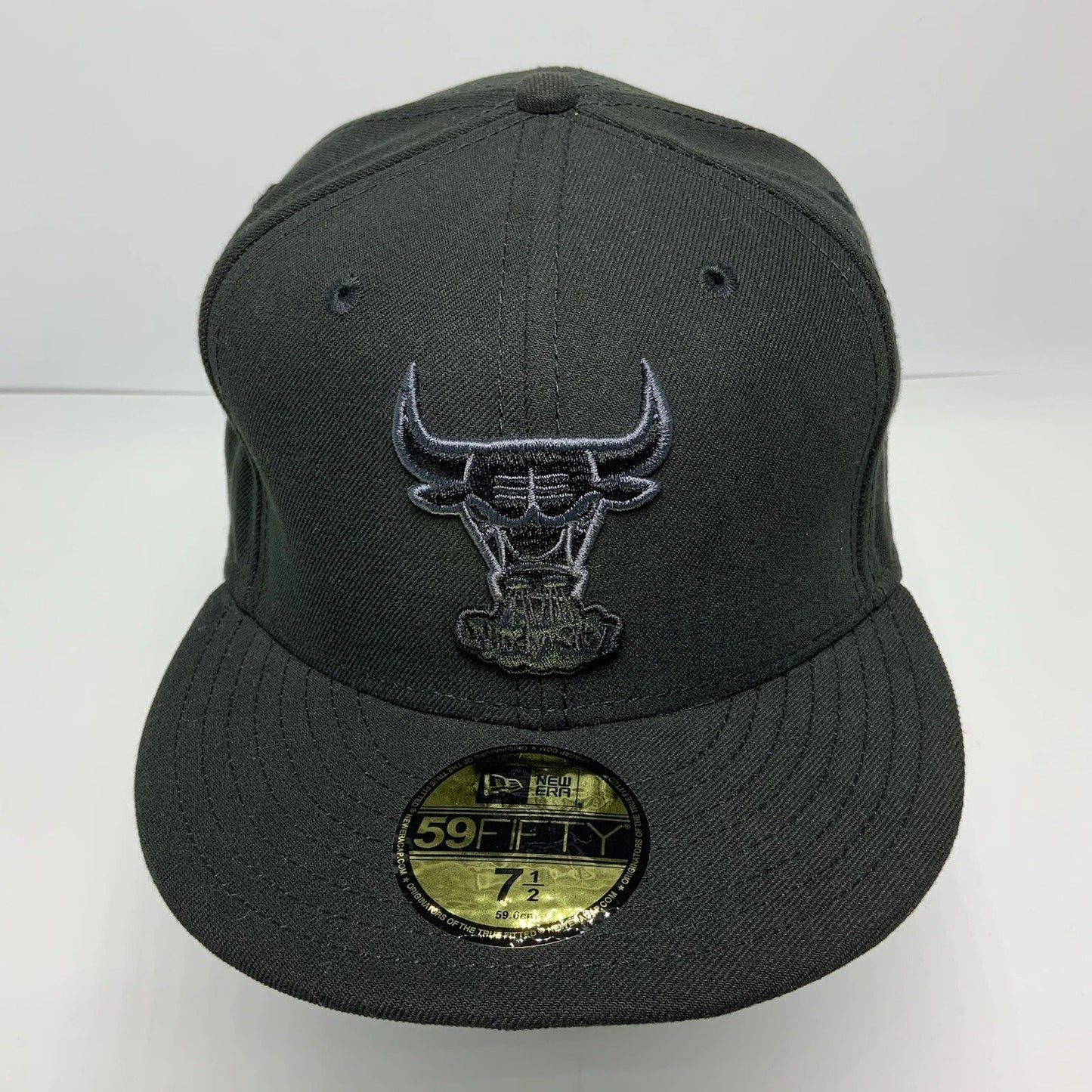 New Era Cap NBA Chicago Bulls Black | Grey 59FIFTY Hat