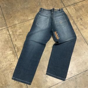 Men's Phat Farm Dk Blue Washed Denim Pants NWT