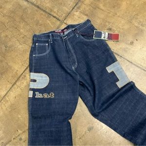 Men's Phat Farm Dk Blue Denim Pants NWT