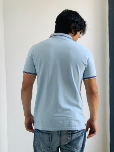 Men’s Fila Lt Blue Short Sleeve Polo Shirt