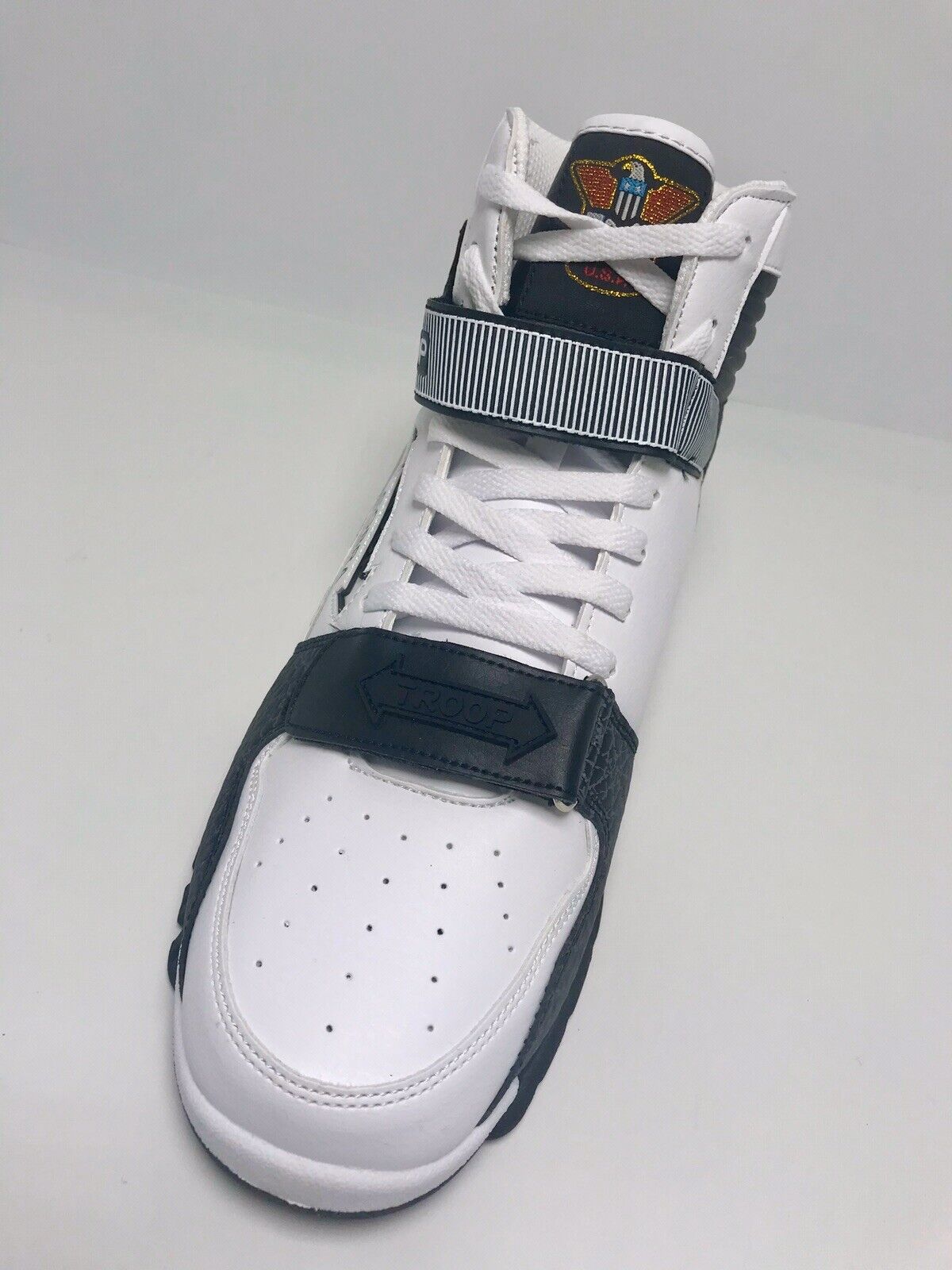 Men's Troop Cobra Mid White | Black Fashion Sneakers