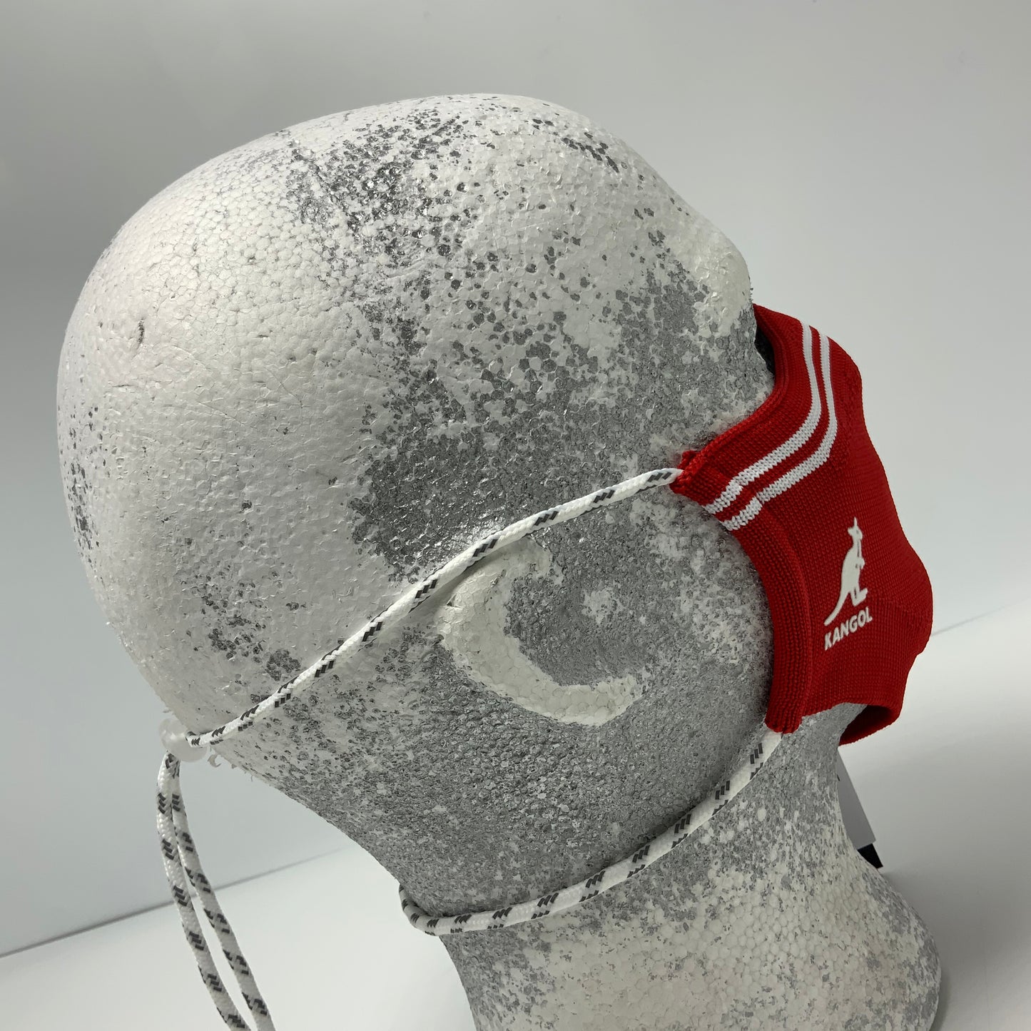 Men's Kangol Red | White Face Mask NWT