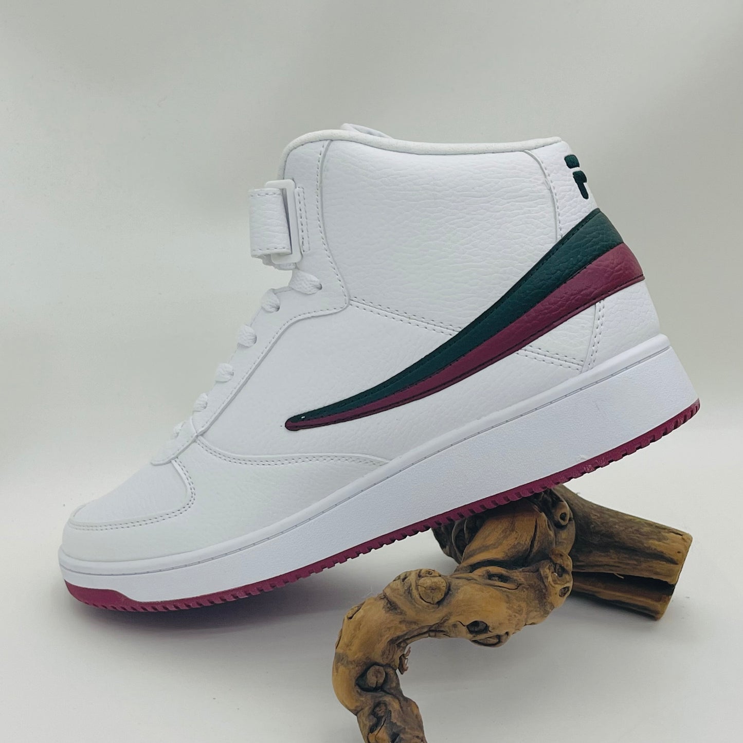 Men’s Fila A High White | Green | Red Sneakers NWT