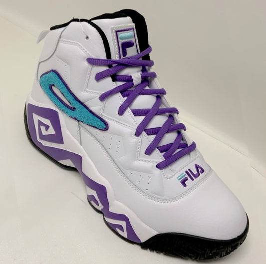 Men’s Fila MB Chenille White | Purple | Turquoise Sneakers NWT