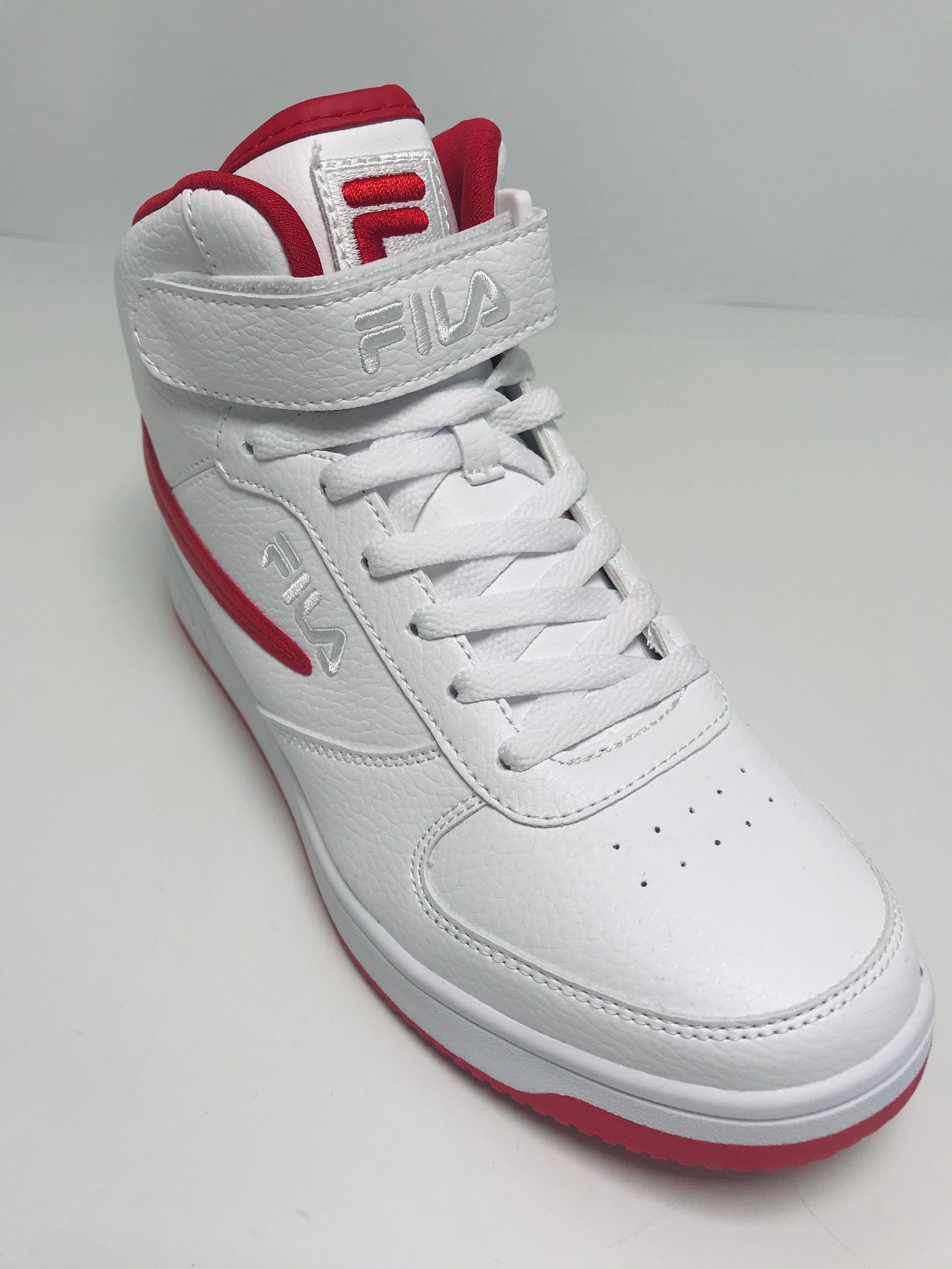 Men's Fila A High White | Red Fashion Sneakers NWT