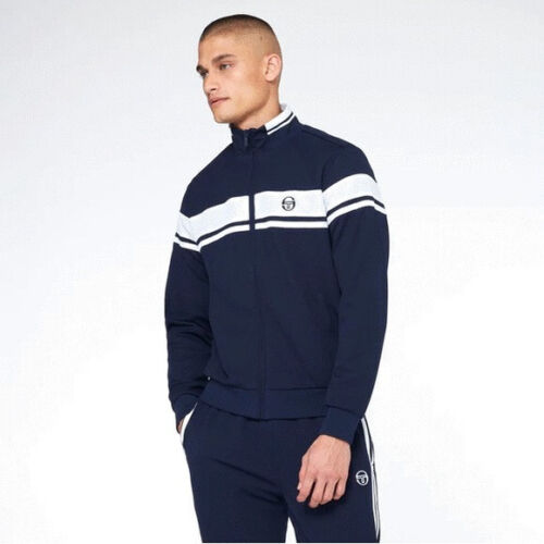 Sergio Tacchini Navy | White Mesh Casual Tracksuit