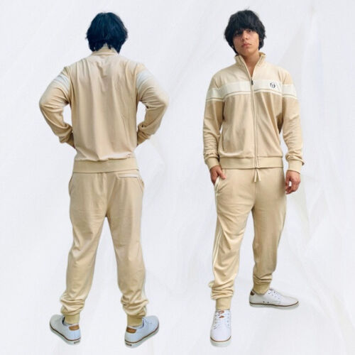 Sergio Tacchini  Tan | Gardenia Velour Casual Tracksuit