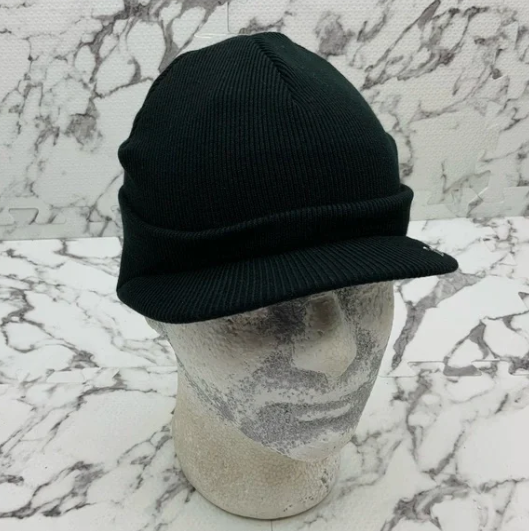 Men’s Timberland Black | White Brim Casual Beanies NWT