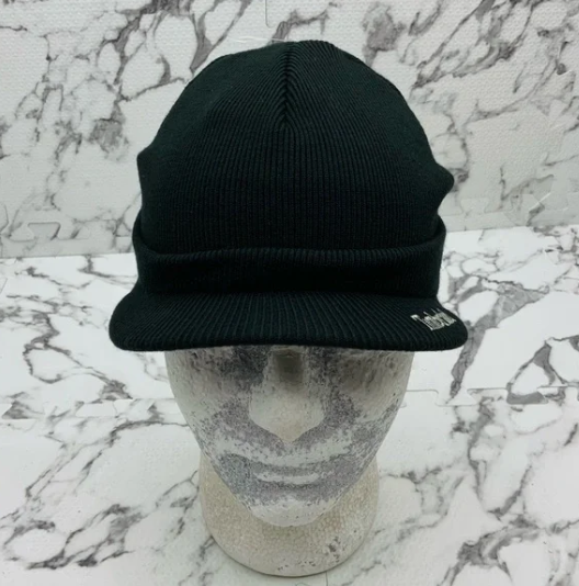 Men’s Timberland Black | White Brim Casual Beanies NWT