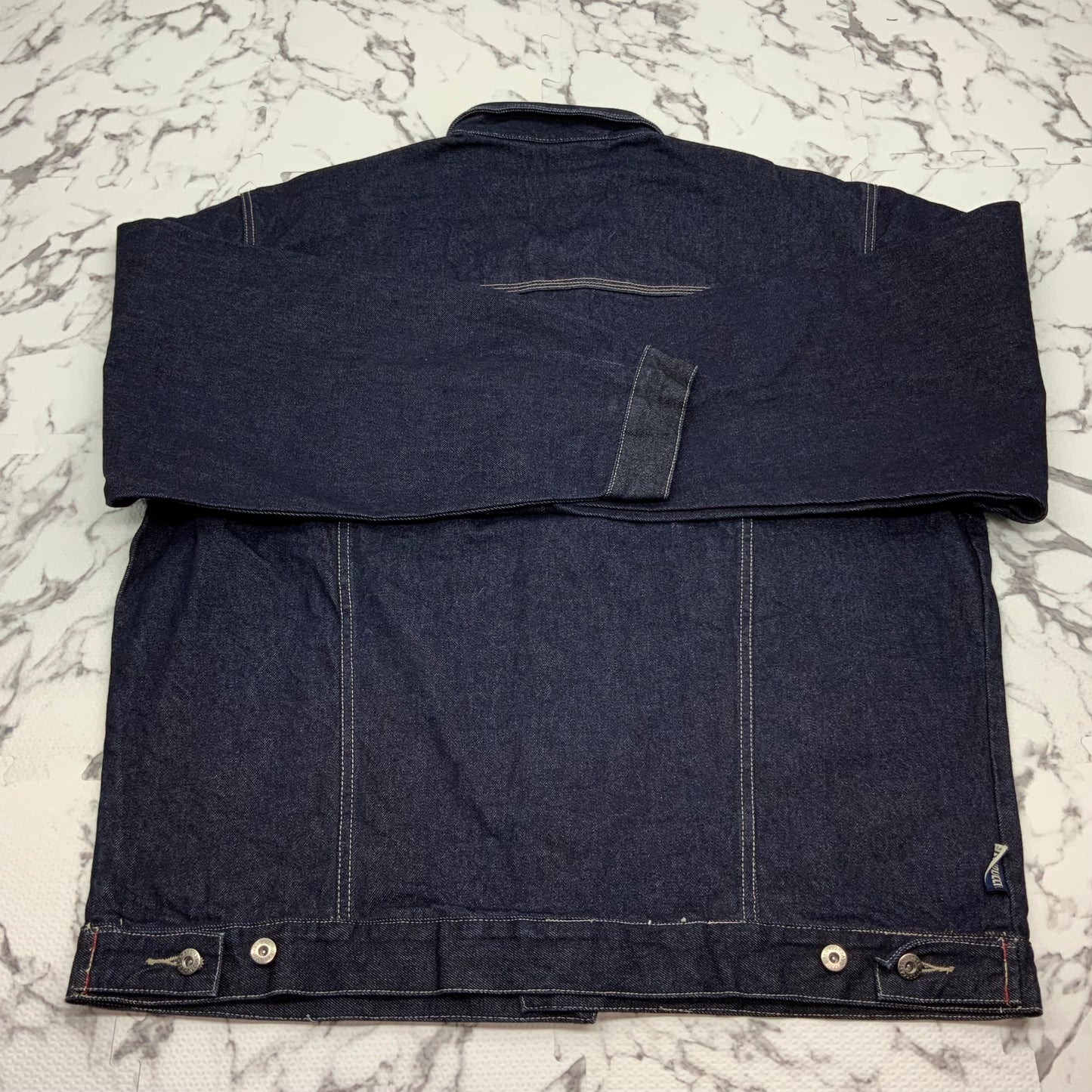 Men's Davoucci Navy | Khaki Casual Denim Jacket NWT