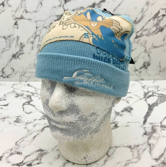 Men's Studio by Southpole Bugs Bunny Sky Blue Casual Beanies NWT