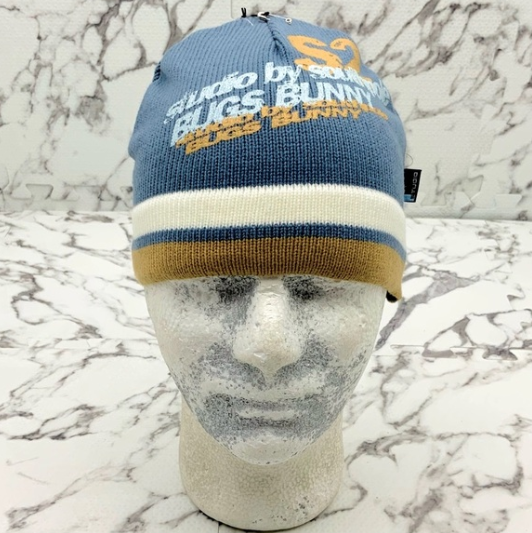 Men's Studio by Southpole Bugs Bunny Indigo | White | Wheat Casual Beanies NWT