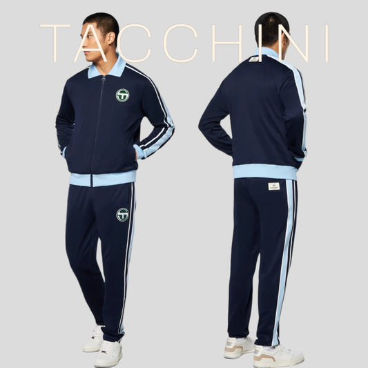 SOLD OUT | Men’s Sergio Tacchini Navy | Sky Blue | Green Tracksuit NWT