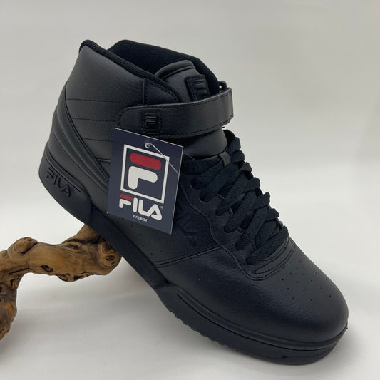 Men's Fila F-13V LEA/SYN Black Sneakers NWT