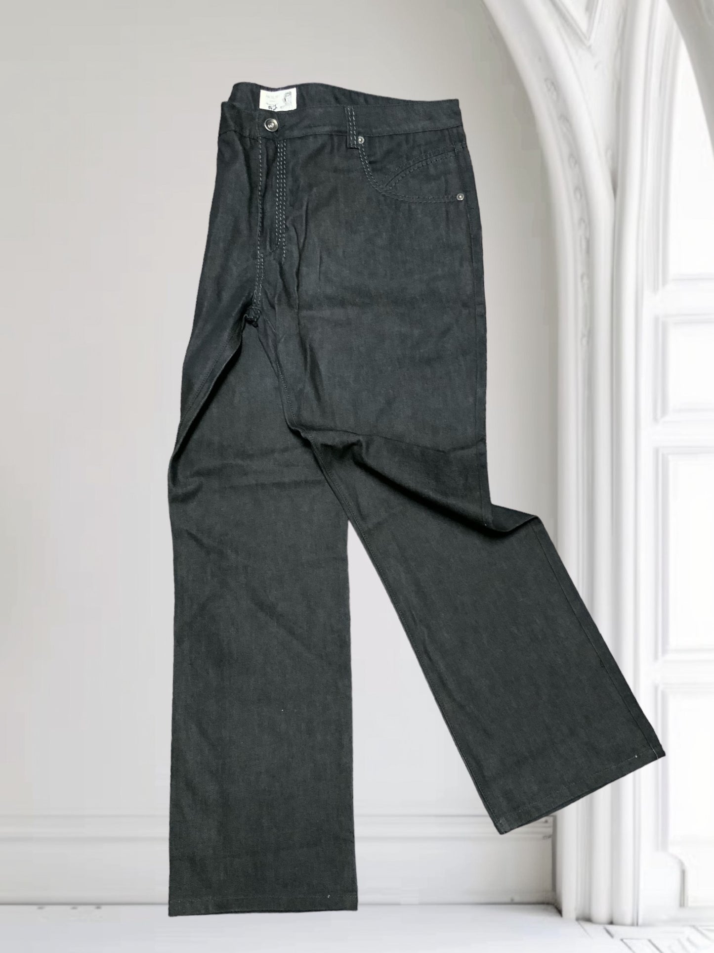 Men's Angelino Big & Tall Black Denim Pants NWT