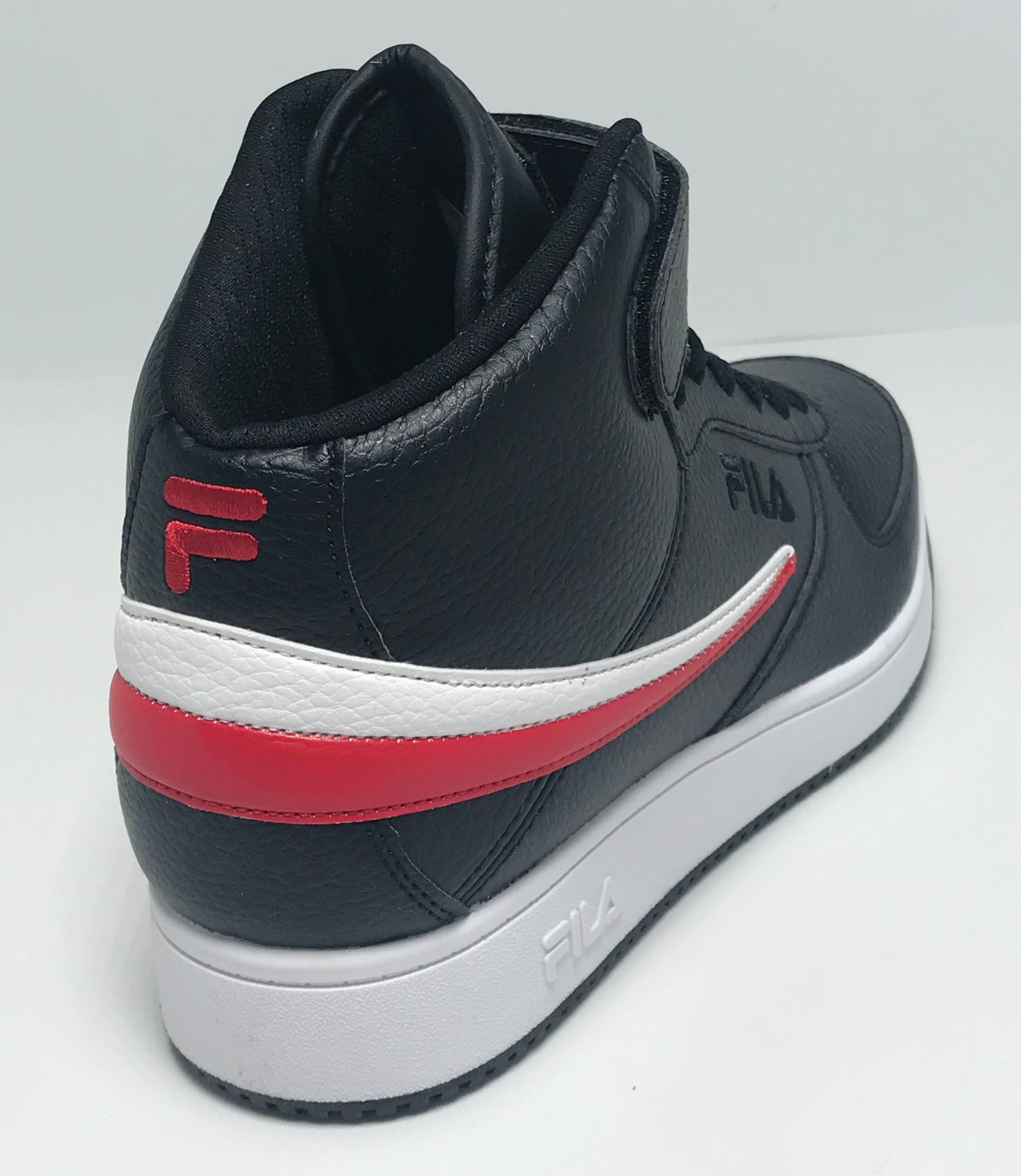 Fila A High Black | Red | White Casual Sneakers | Men's Shoes NWT