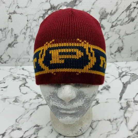 Men's Phat Farm Burgundy | Yellow Casual Beanies NWT