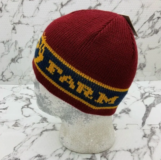 Men's Phat Farm Burgundy | Yellow Casual Beanies NWT